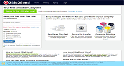 Desktop Screenshot of 2big2send.com
